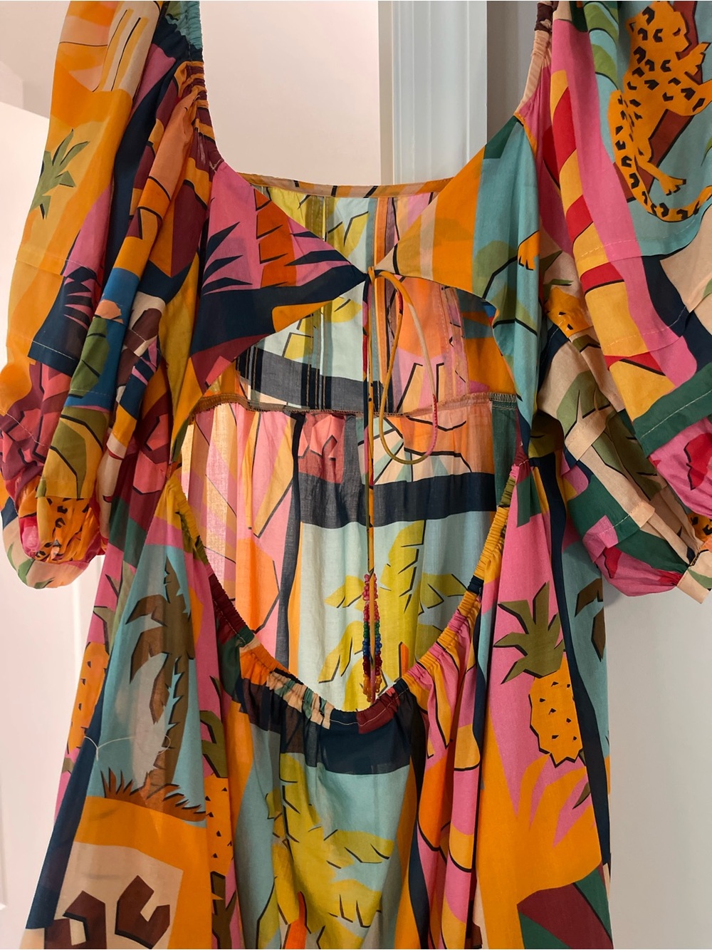 FARM Rio Multicolor Tropical Print Maxi Dress - Picture 2 of 4